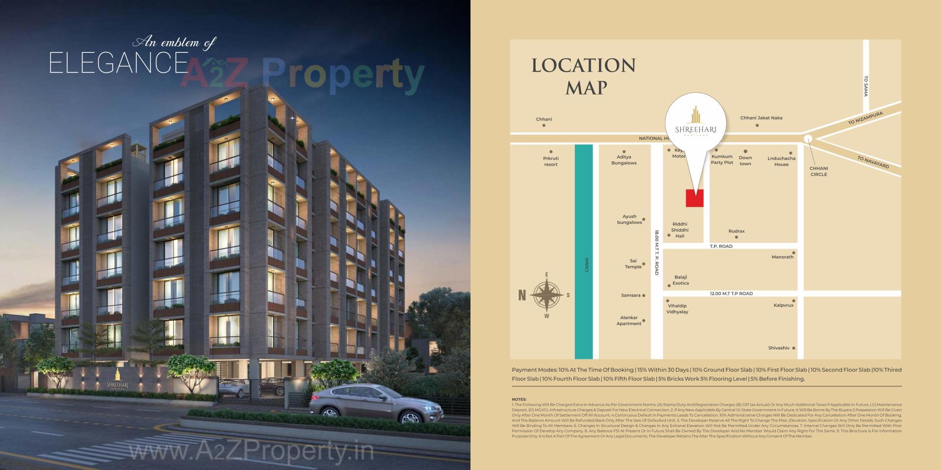  of real estate project Shree Hari Heritage located at Nizampura, Vadodara, Gujarat