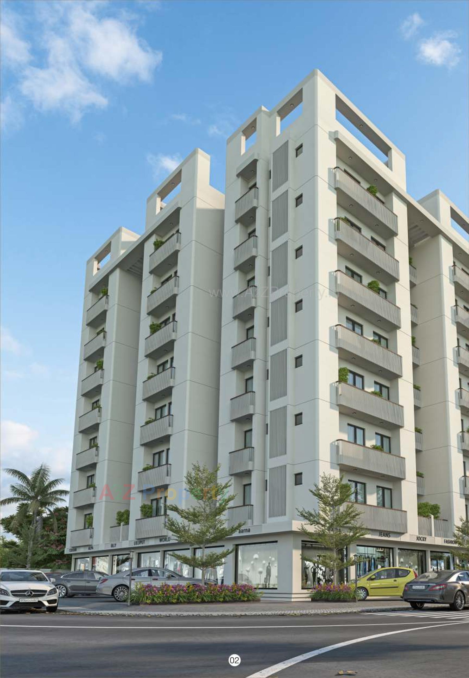 3D Elevation of real estate project Shree Hari Imperia located at Kapurai, Vadodara, Gujarat