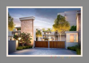 Elevation of real estate project Shree Kanha Bunglows located at Bhayali, Vadodara, Gujarat