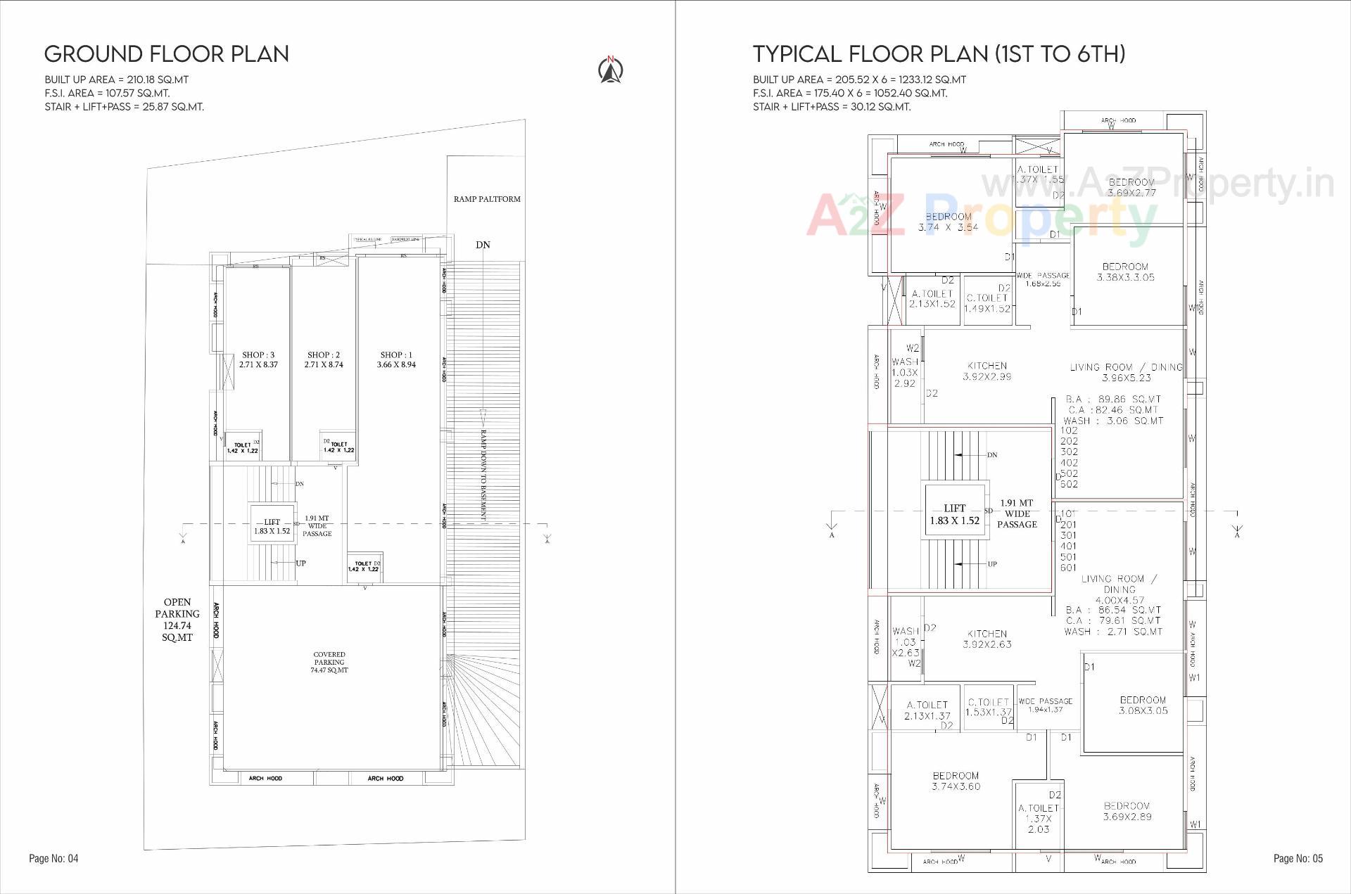 Layout of real estate project Shree Kanha Laxmi Narayan Avenue located at Manjalpur, Vadodara, Gujarat