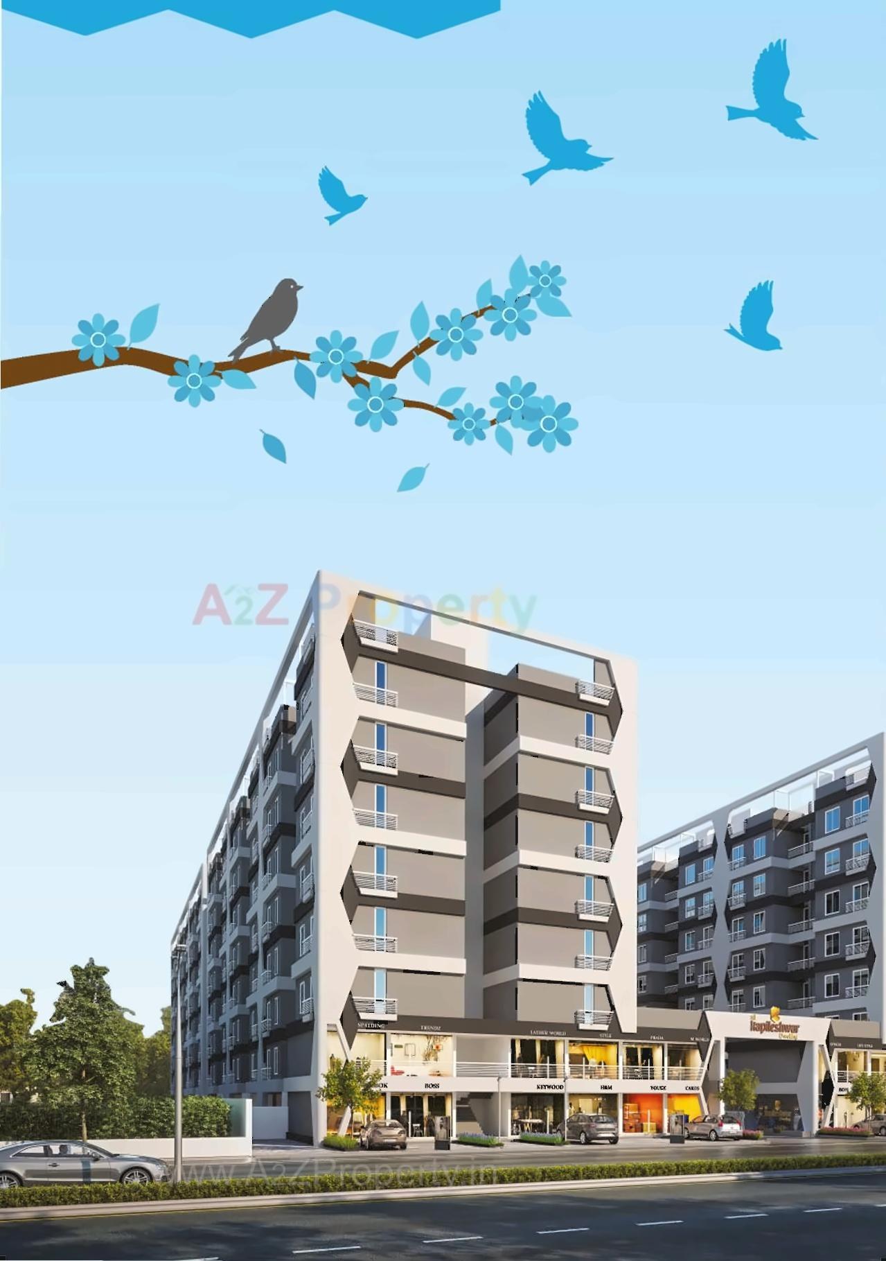 3D Elevation of real estate project Shree Kapileshwar Dwelling located at Sayajipura, Vadodara, Gujarat