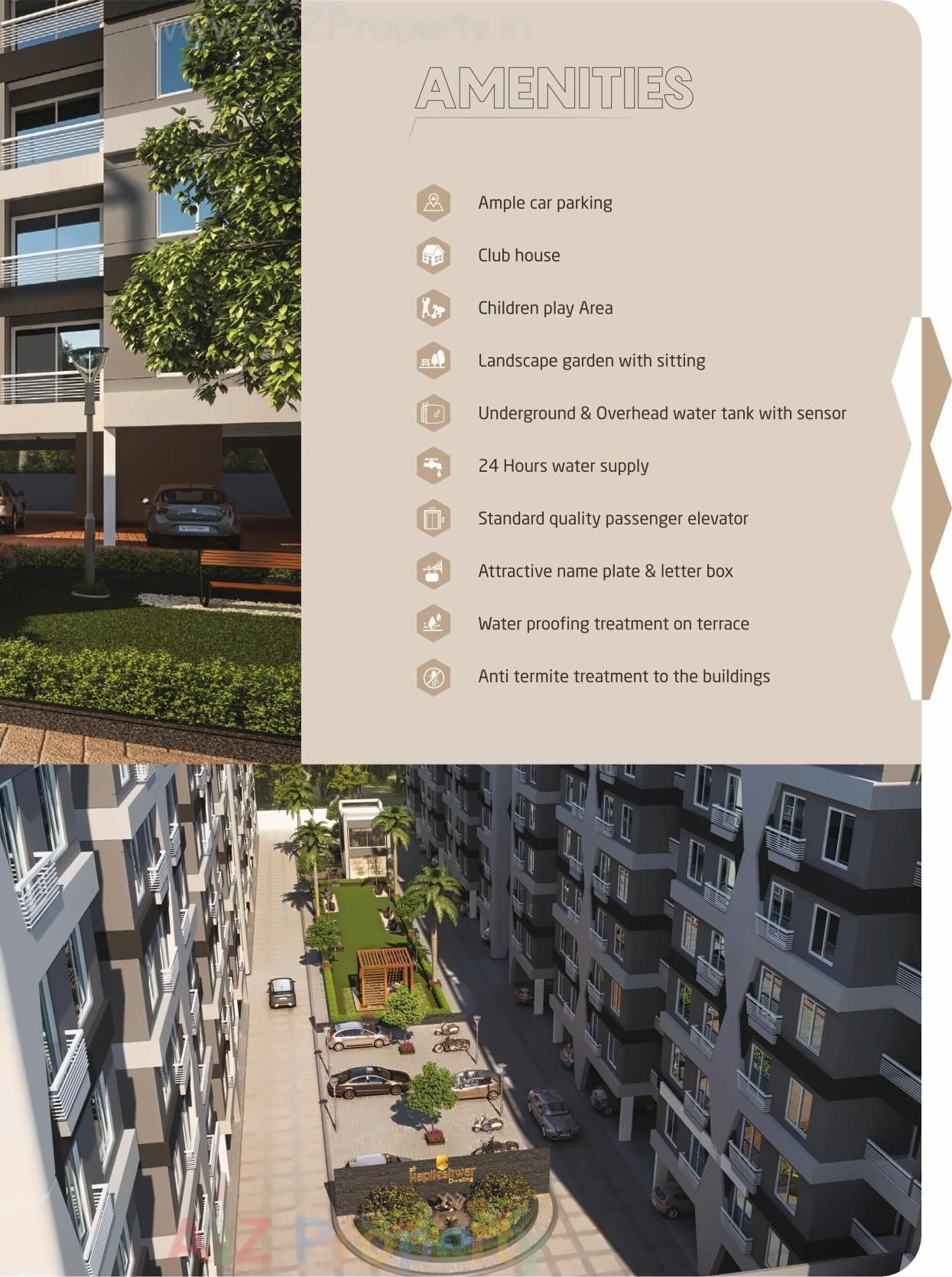 3D Elevation of real estate project Shree Kapileshwar Dwelling located at Sayajipura, Vadodara, Gujarat