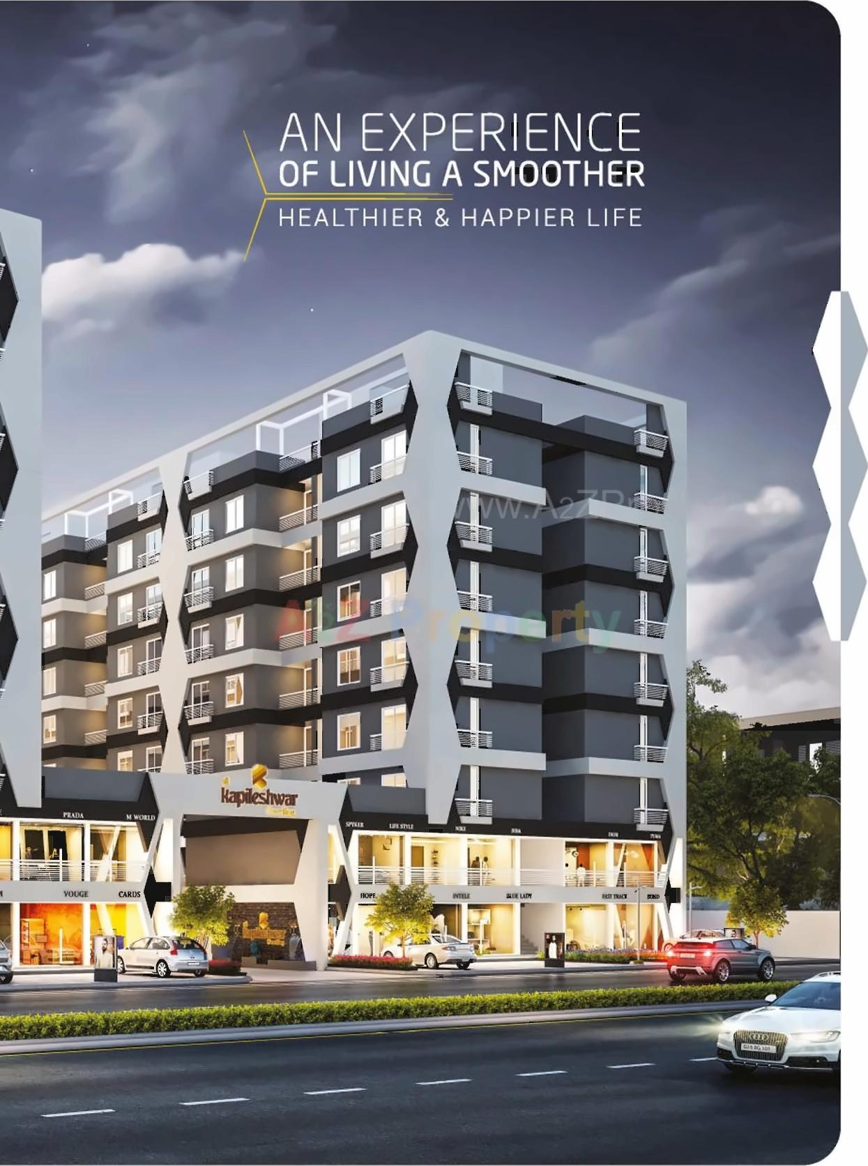 3D Elevation of real estate project Shree Kapileshwar Dwelling located at Sayajipura, Vadodara, Gujarat