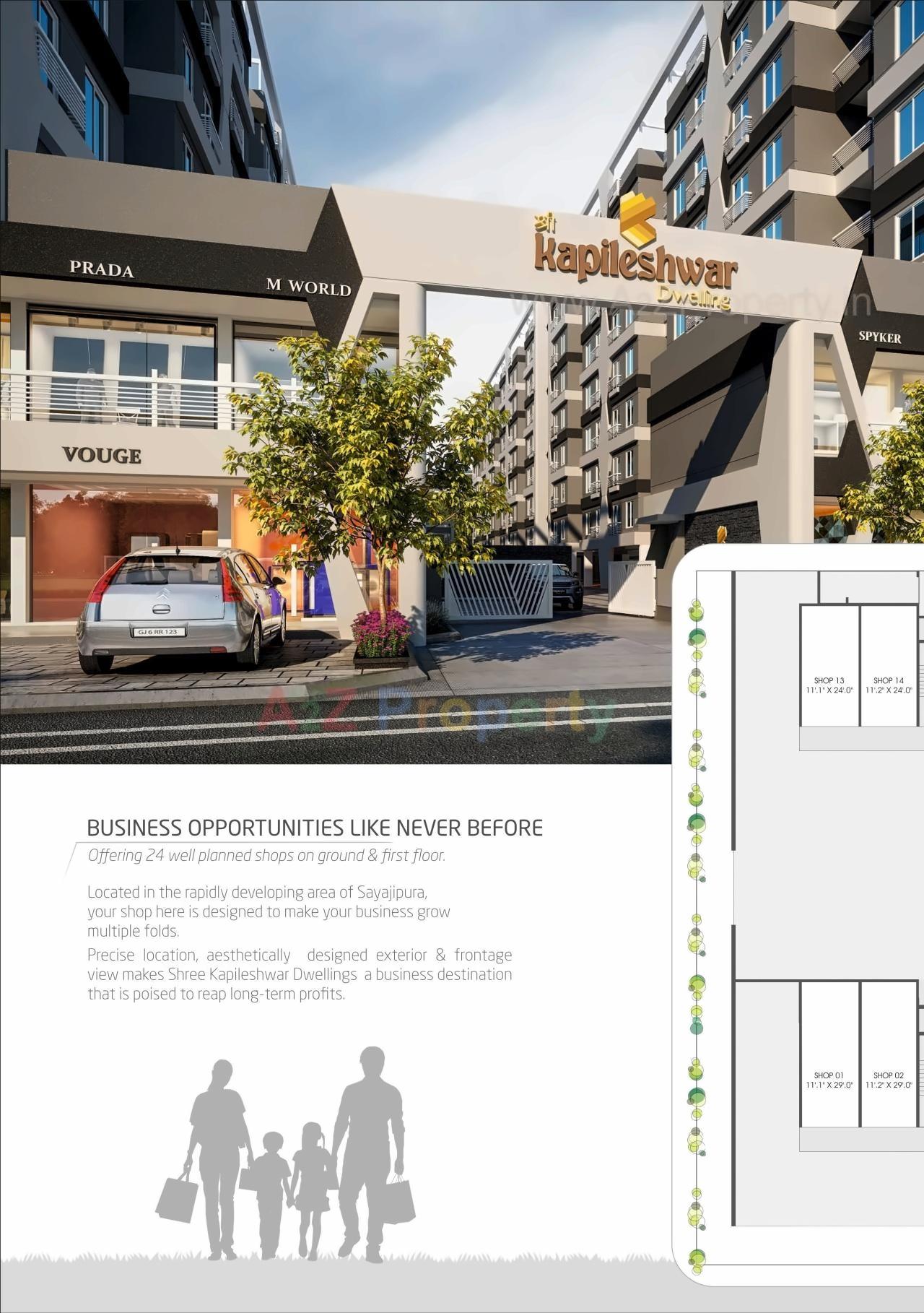  of real estate project Shree Kapileshwar Dwelling located at Sayajipura, Vadodara, Gujarat