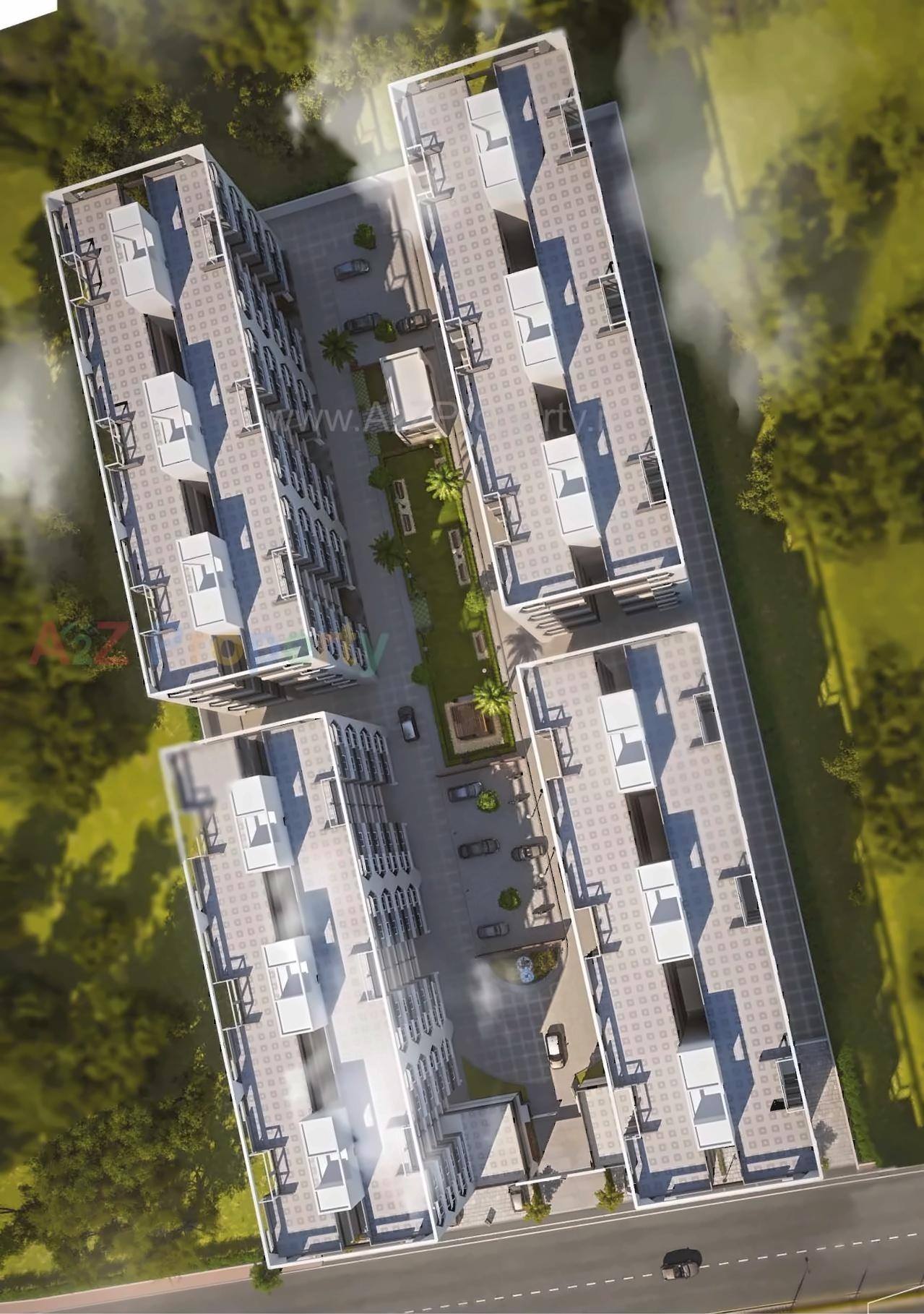 3D Elevation of real estate project Shree Kapileshwar Dwelling located at Sayajipura, Vadodara, Gujarat