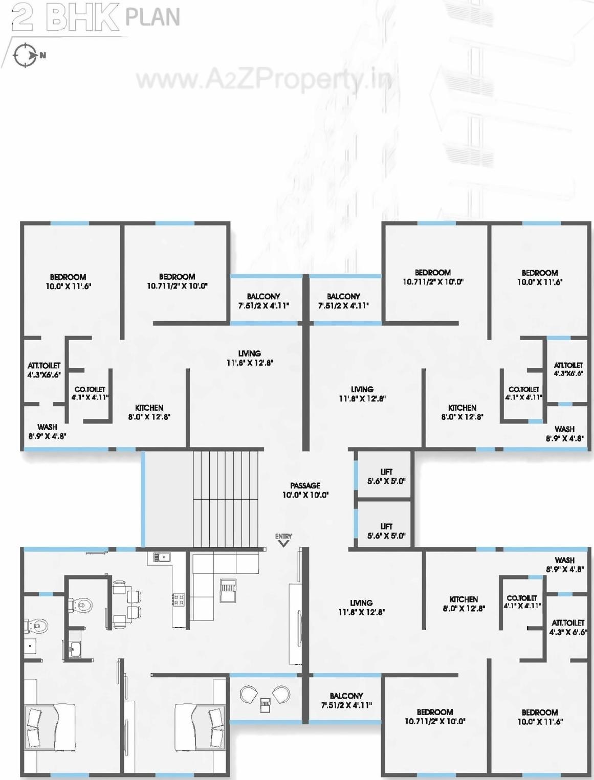Layout of real estate project Shree Kapileshwar Dwelling located at Sayajipura, Vadodara, Gujarat