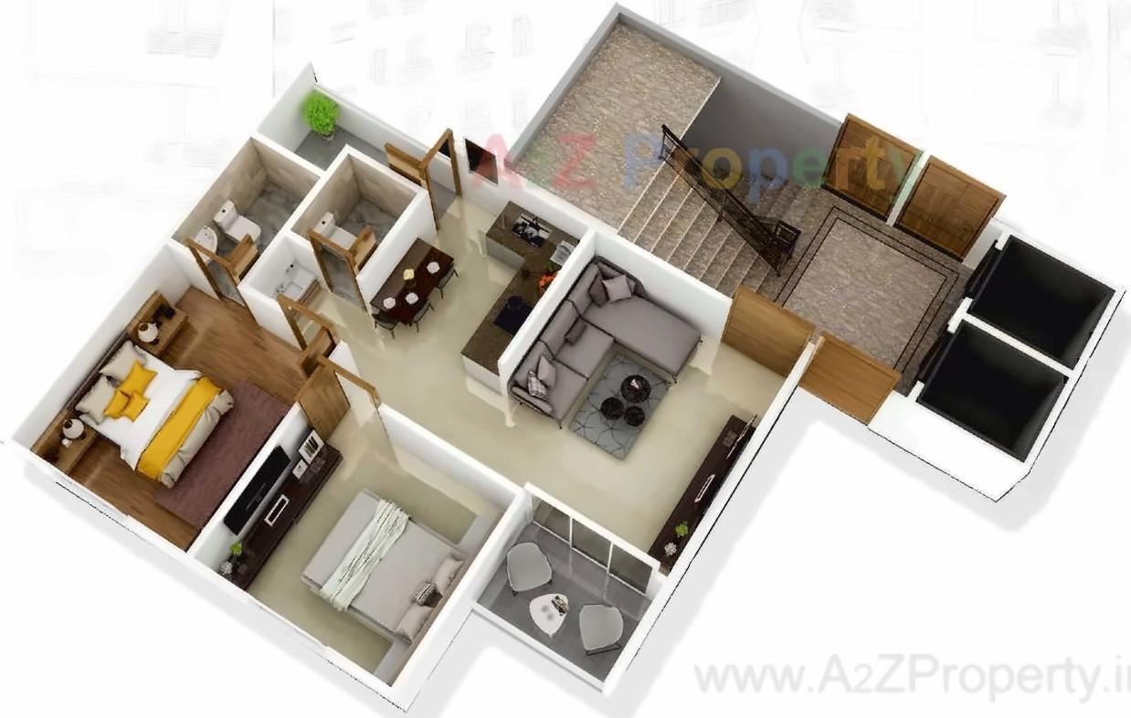 Layout of real estate project Shree Kapileshwar Dwelling located at Sayajipura, Vadodara, Gujarat