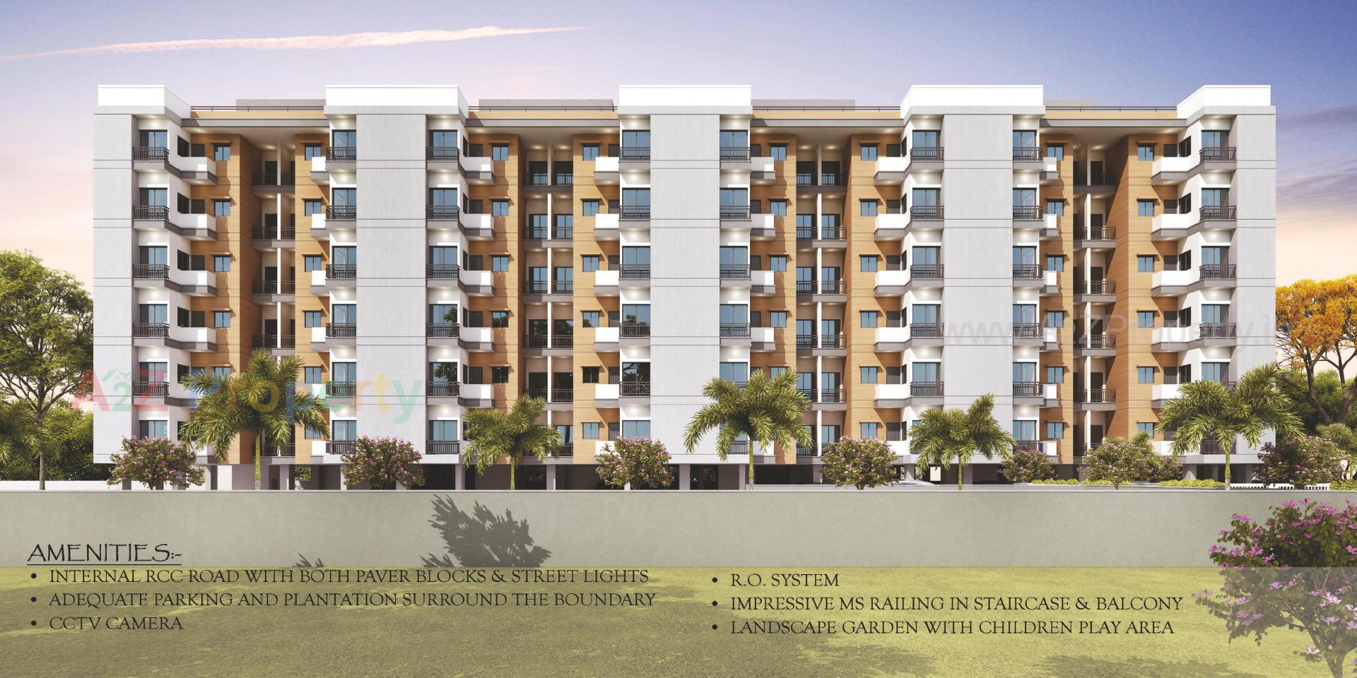 3D Elevation of real estate project Shree Nexa Avenue located at Dashrath, Vadodara, Gujarat