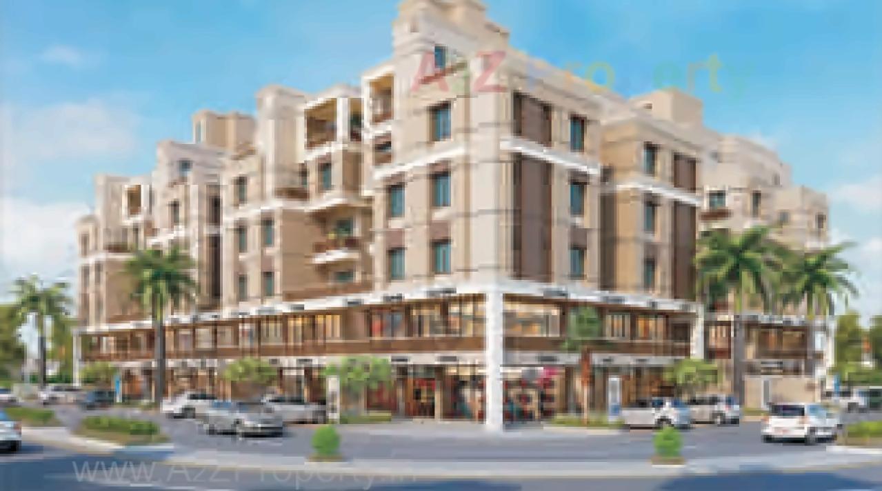 3D Elevation of real estate project Shree Radhe Shyam Avenue located at Bhayli, Vadodara, Gujarat