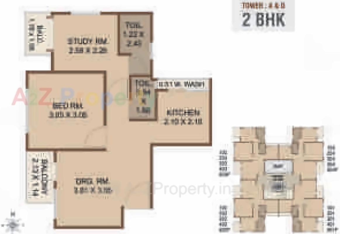 Layout of real estate project Shree Radhe Shyam Avenue located at Bhayli, Vadodara, Gujarat