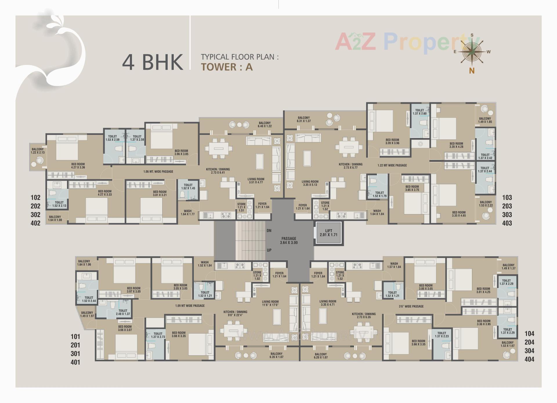 Layout of real estate project Shree Radhe Shyam Edifice located at Saiyad-vasana, Vadodara, Gujarat