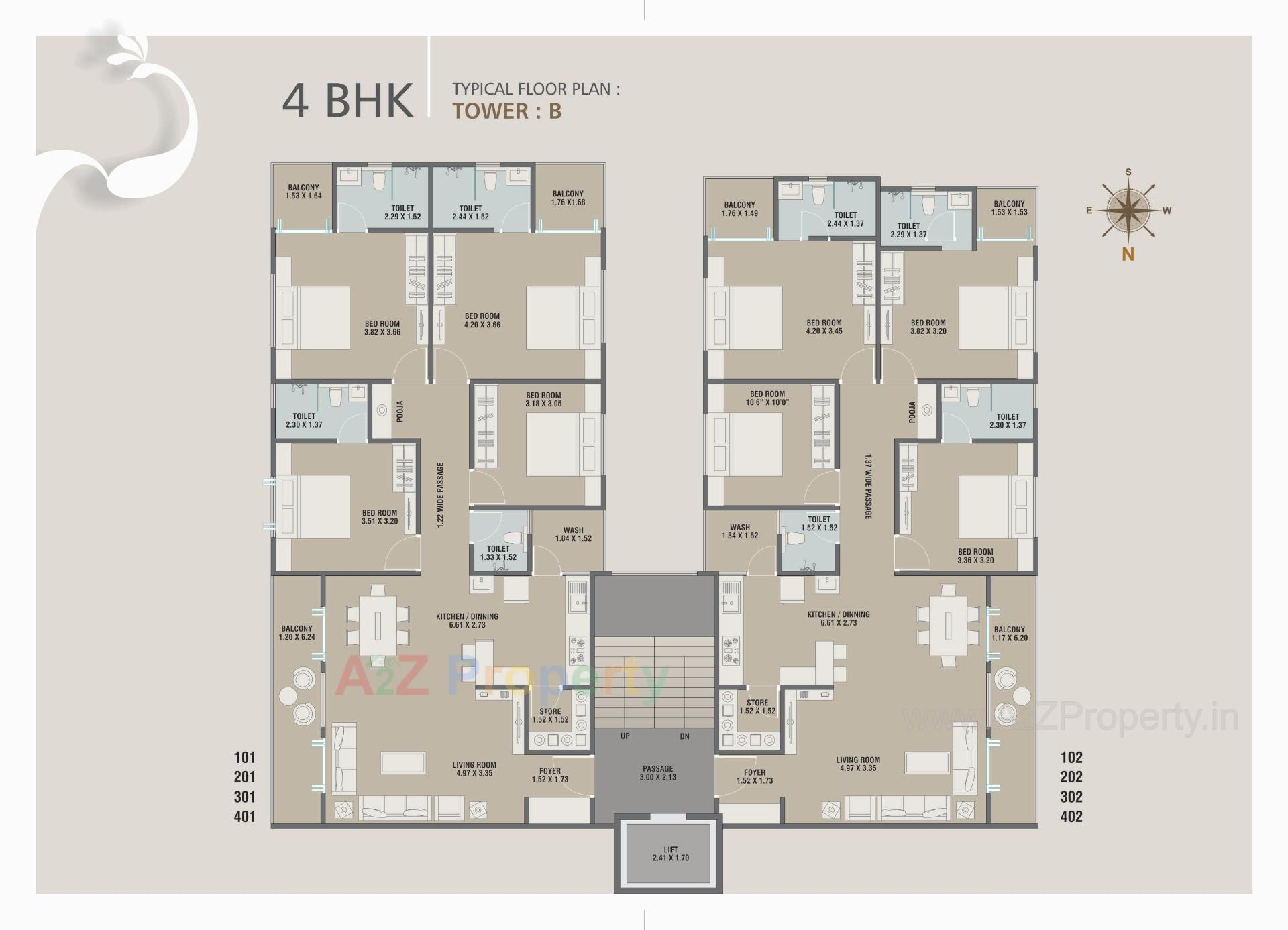 Layout of real estate project Shree Radhe Shyam Edifice located at Saiyad-vasana, Vadodara, Gujarat