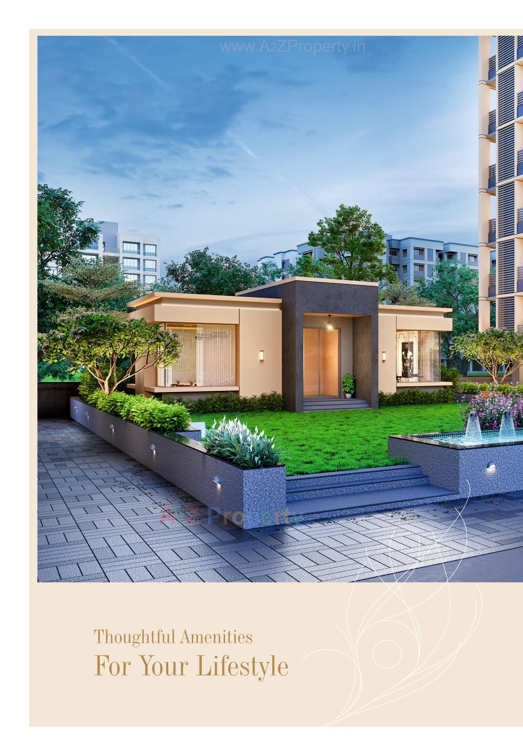 3D Elevation of real estate project Shree Radhe Shyam located at Sevasi, Vadodara, Gujarat