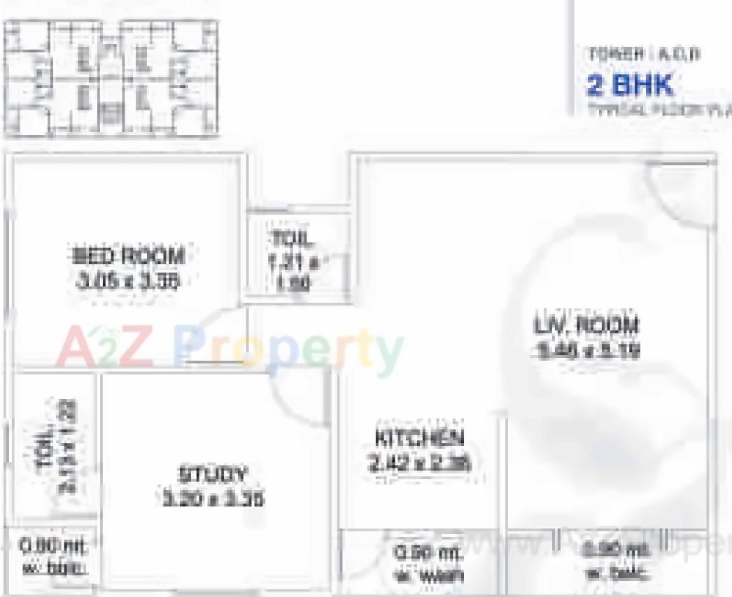 Layout of real estate project Shree Radheshyam Elegance located at Vasna, Vadodara, Gujarat