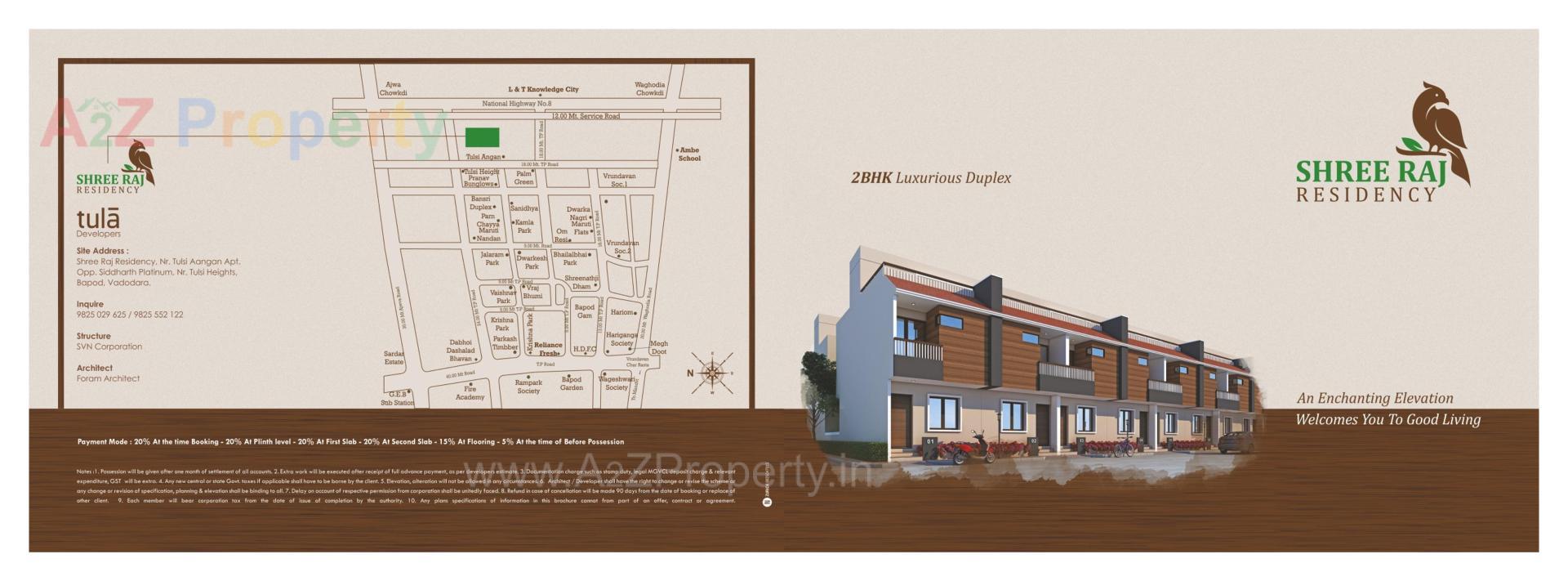  of real estate project Shree Raj Residency located at Bpod, Vadodara, Gujarat
