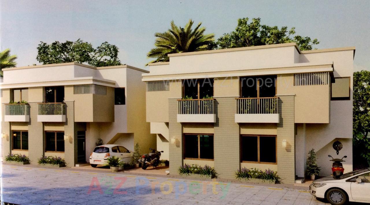 3D Elevation of real estate project Shree Rangam Kutir located at Khatamba, Vadodara, Gujarat