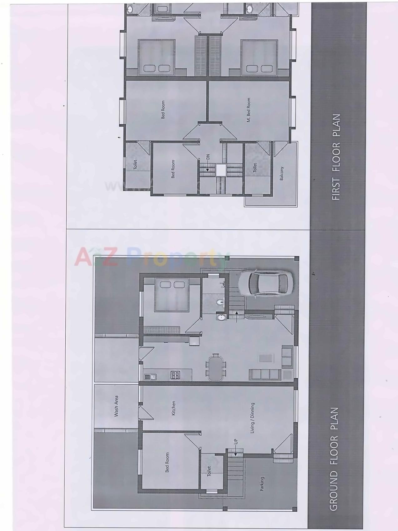 Layout of real estate project Shree Rangam Villa located at Pavlepur, Vadodara, Gujarat