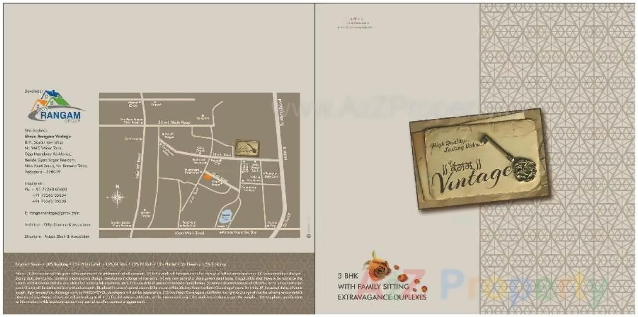  of real estate project Shree Rangam Vintage located at Sayajipura, Vadodara, Gujarat
