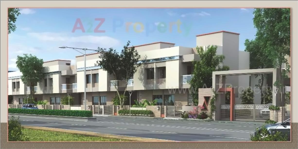 3D Elevation of real estate project Shree Rangam Vintage located at Sayajipura, Vadodara, Gujarat