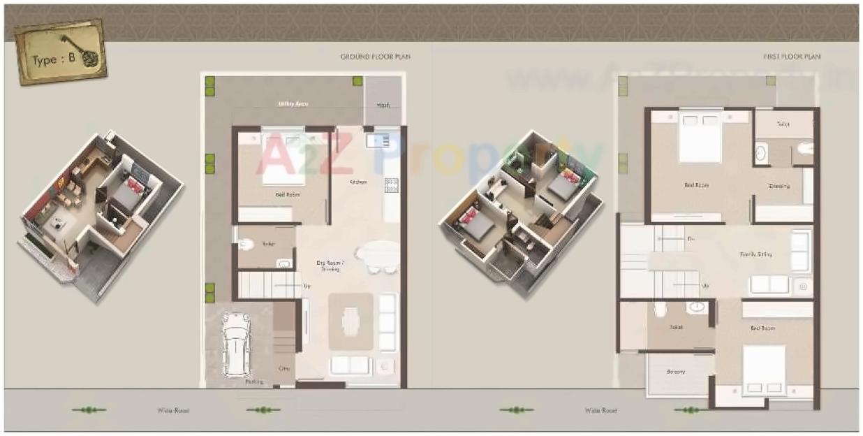 Layout of real estate project Shree Rangam Vintage located at Sayajipura, Vadodara, Gujarat