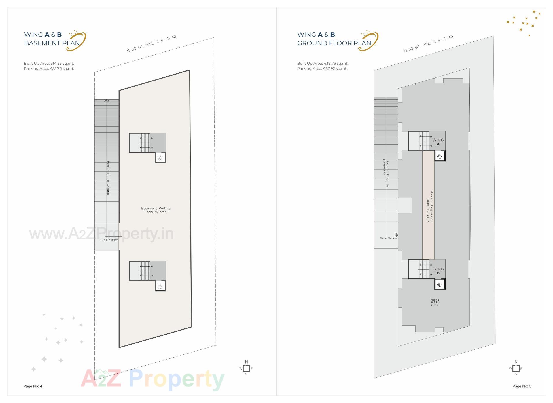 Layout of real estate project Shree Satyam Galaxy located at Harni, Vadodara, Gujarat