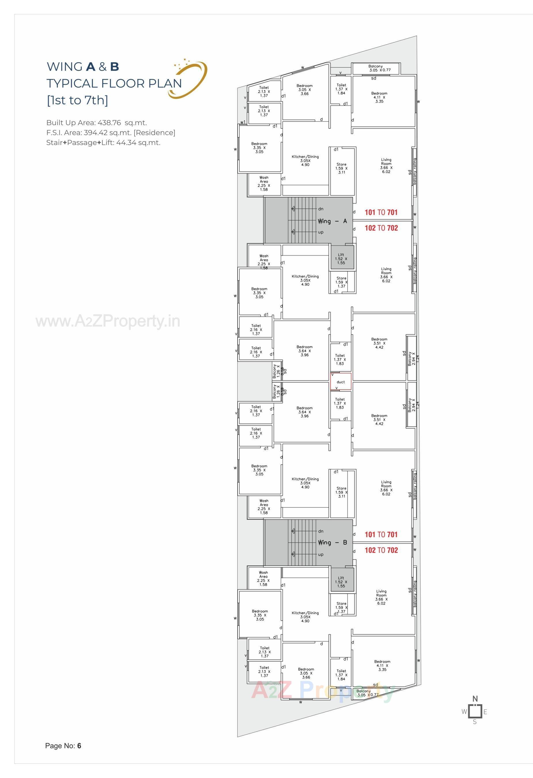 Layout of real estate project Shree Satyam Galaxy located at Harni, Vadodara, Gujarat
