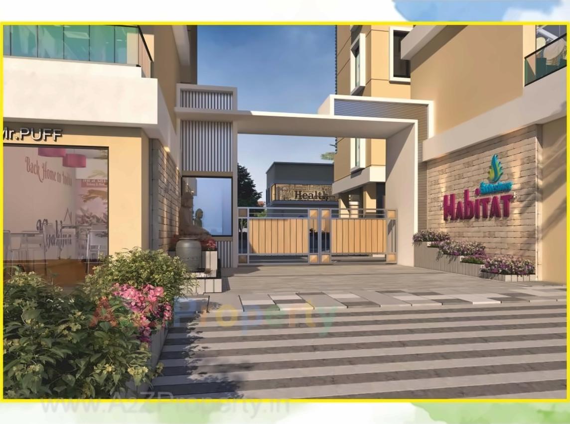 3D Elevation of real estate project Shree Siddheshwar Habitat located at Tarsali, Vadodara, Gujarat