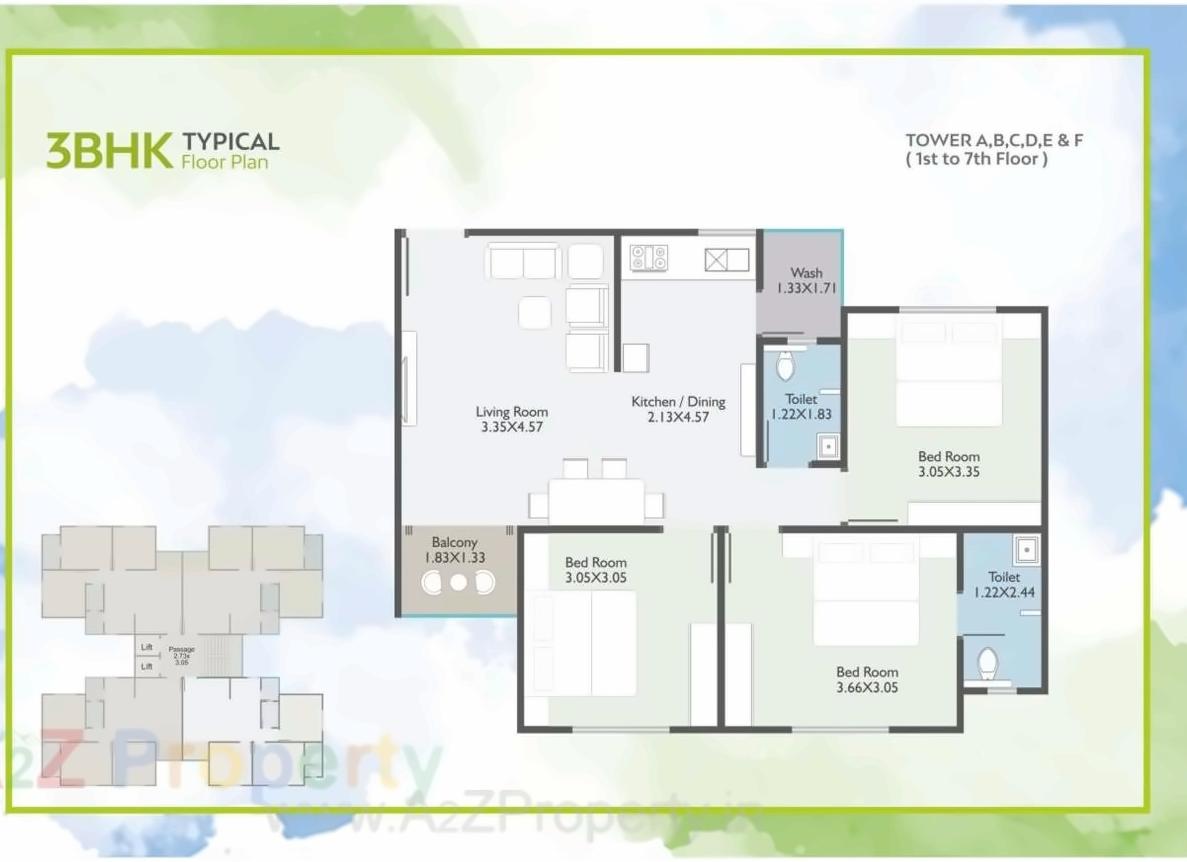 Layout of real estate project Shree Siddheshwar Habitat located at Tarsali, Vadodara, Gujarat