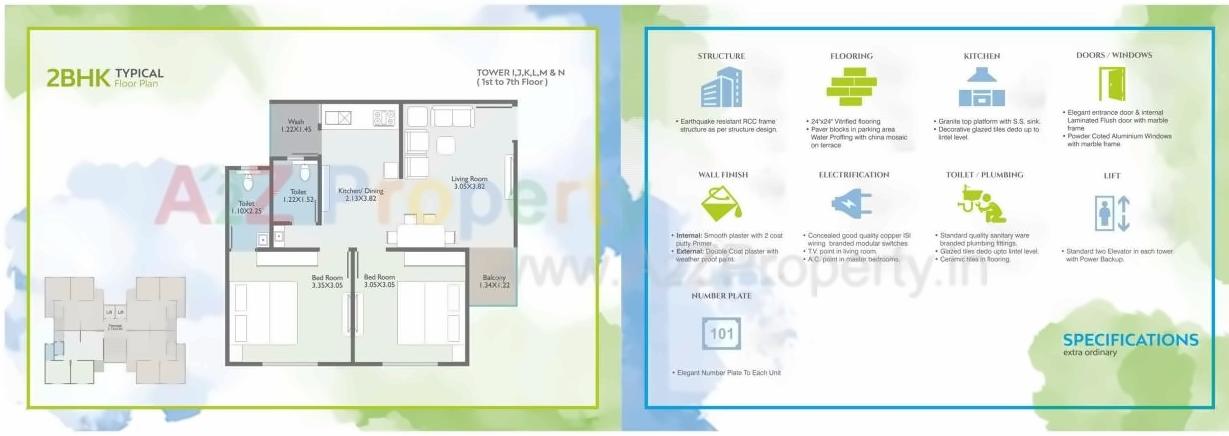 Layout of real estate project Shree Siddheshwar Habitat located at Tarsali, Vadodara, Gujarat