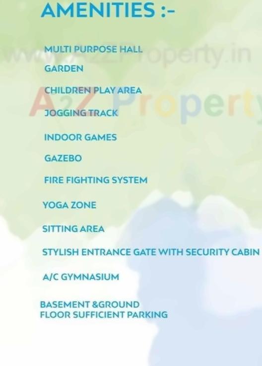 Amenities of Shree Siddheshwar Habitat