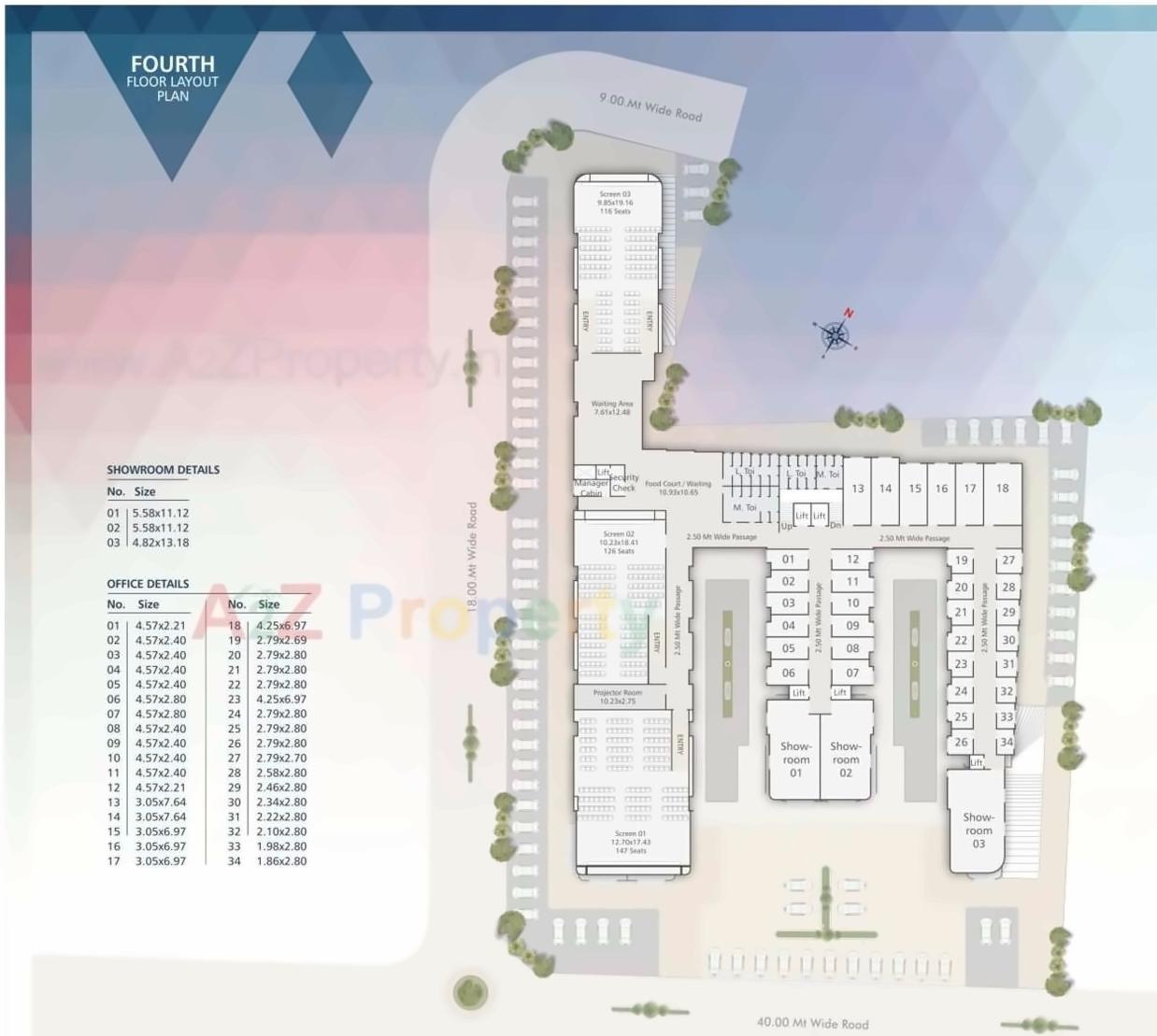 Layout of real estate project Shree Siddheshwar Hallmark located at Bapod, Vadodara, Gujarat