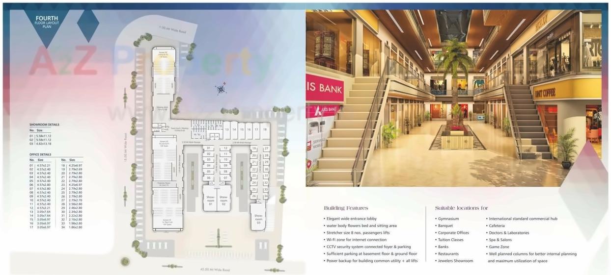 Layout of real estate project Shree Siddheshwar Hallmark located at Bapod, Vadodara, Gujarat