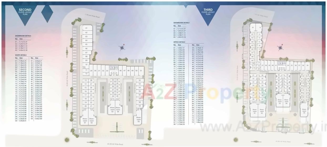 Layout of real estate project Shree Siddheshwar Hallmark located at Bapod, Vadodara, Gujarat