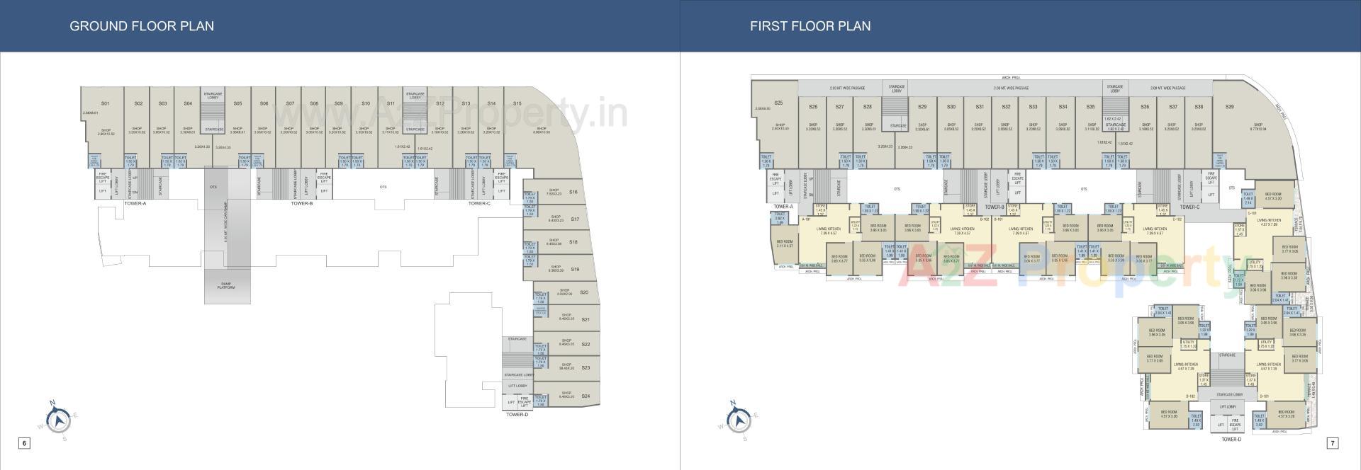 Layout of real estate project Shree Siddheshwar Happylife located at Vadsar, Vadodara, Gujarat