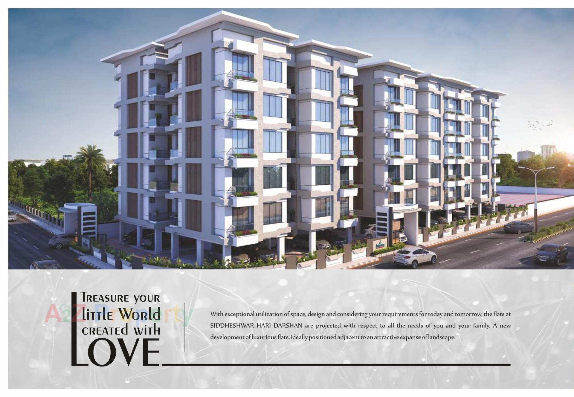 3D Elevation of real estate project Shree Siddheshwar Hari Darshan located at Chhani, Vadodara, Gujarat