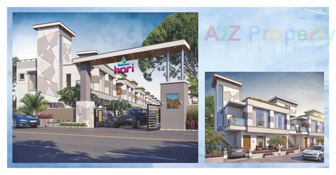 3D Elevation of real estate project Shree Siddheshwar Hari located at Tarsali, Vadodara, Gujarat