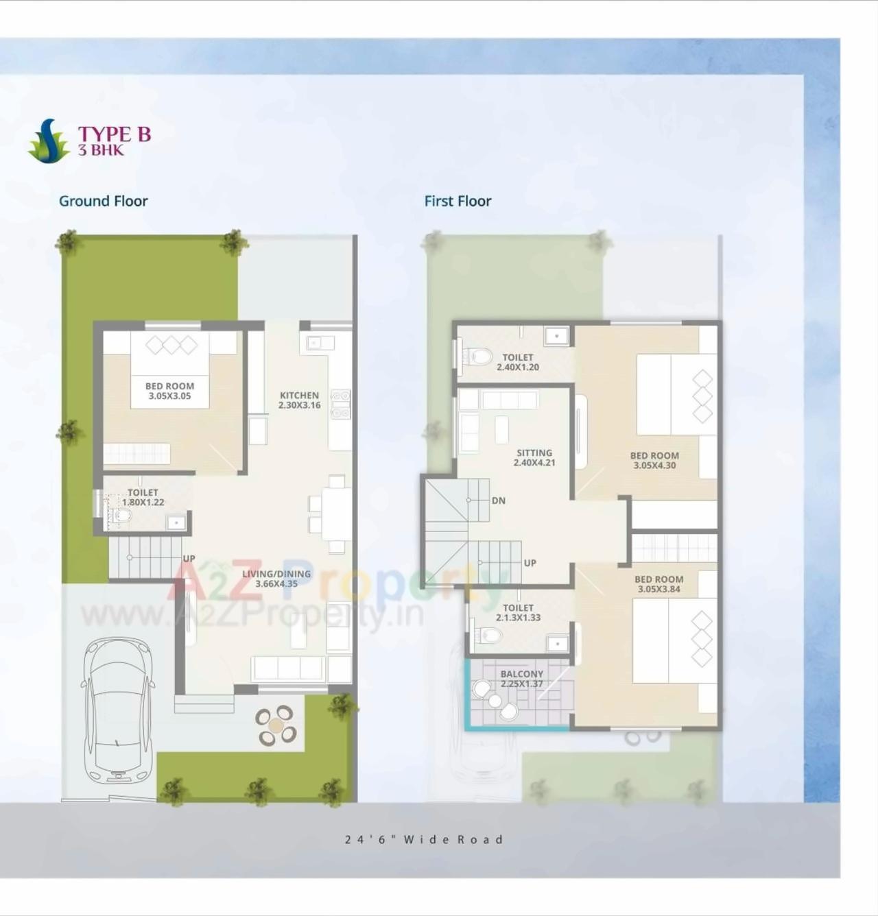 Layout of real estate project Shree Siddheshwar Hari located at Tarsali, Vadodara, Gujarat