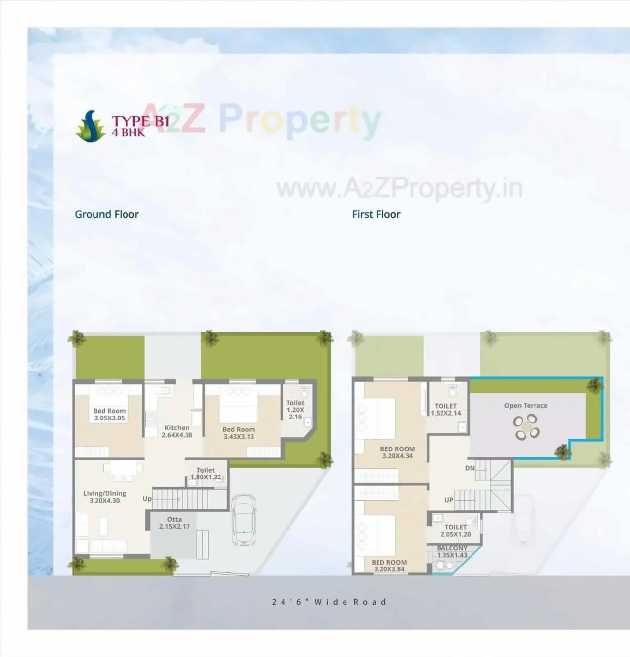 Layout of real estate project Shree Siddheshwar Hari located at Tarsali, Vadodara, Gujarat
