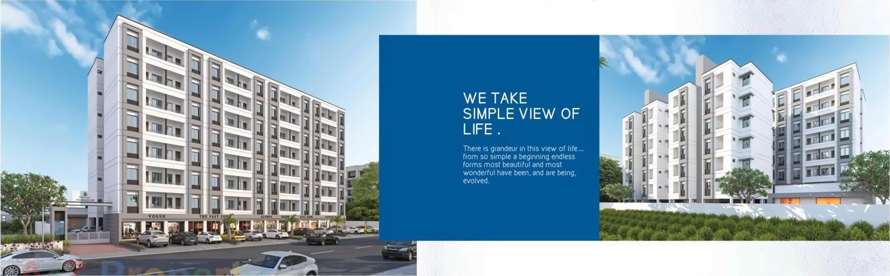 3D Elevation of real estate project Shree Siddheshwar Havan located at Tarsali, Vadodara, Gujarat