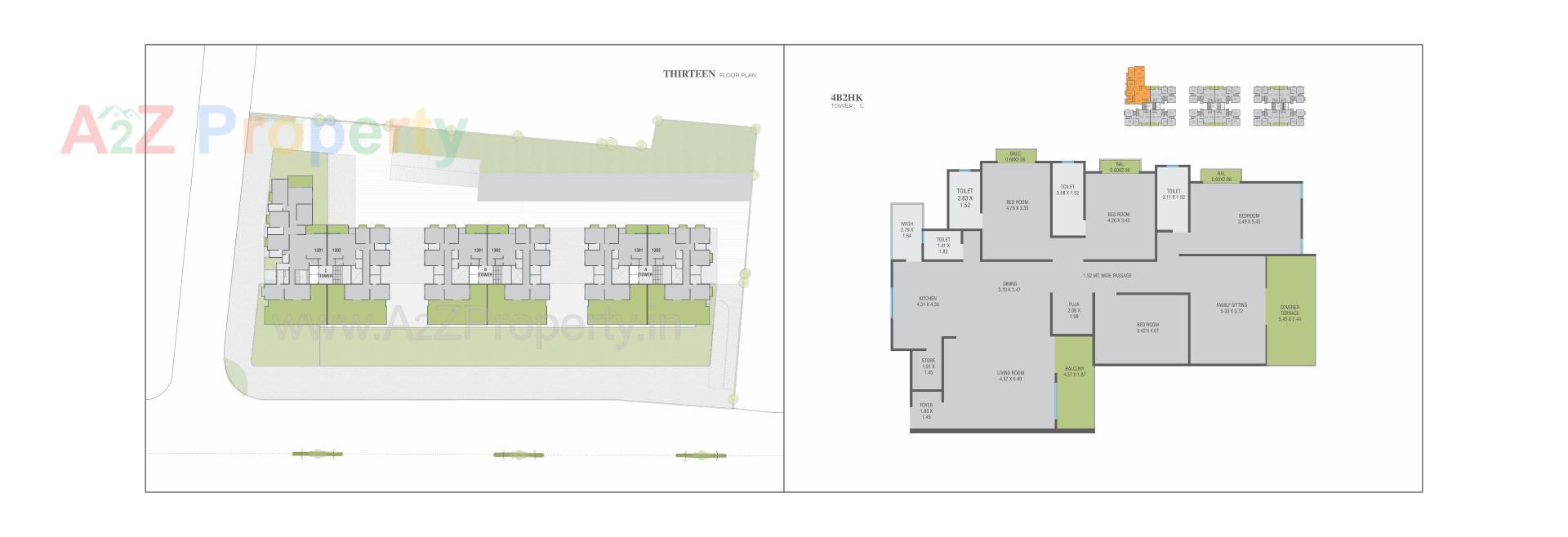 Layout of real estate project Shree Siddheshwar Havelock located at Sama, Vadodara, Gujarat