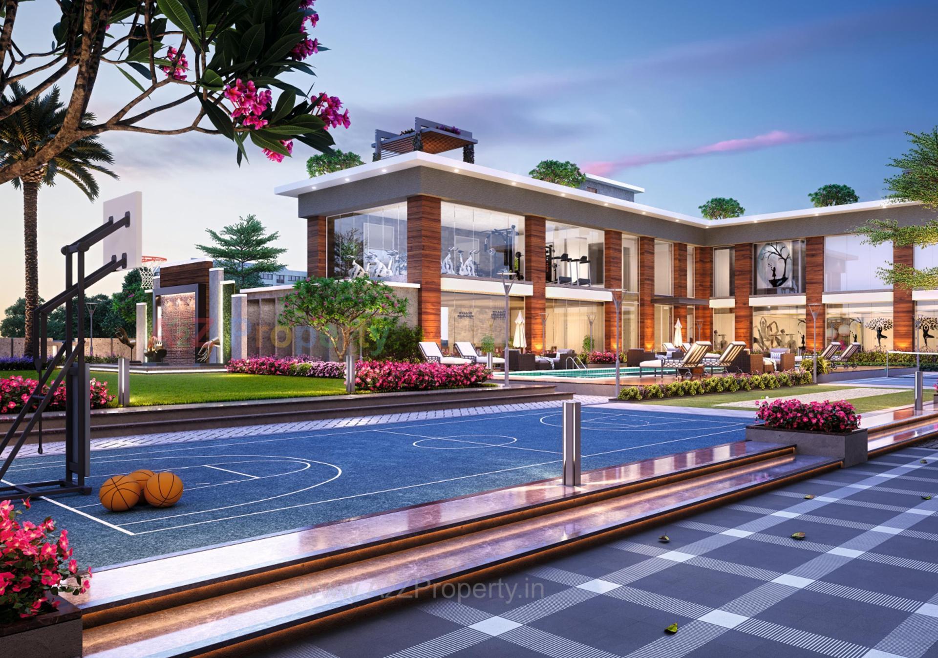 3D Elevation of real estate project Shree Siddheshwar Hazelwood located at Vadod, Vadodara, Gujarat