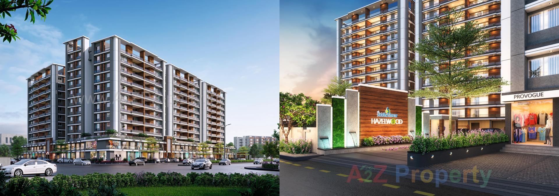 3D Elevation of real estate project Shree Siddheshwar Hazelwood located at Vadod, Vadodara, Gujarat