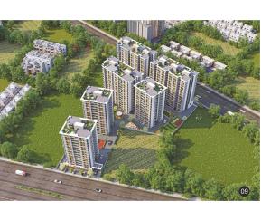 Elevation of real estate project Shree Siddheshwar Helenium located at Chhani, Vadodara, Gujarat