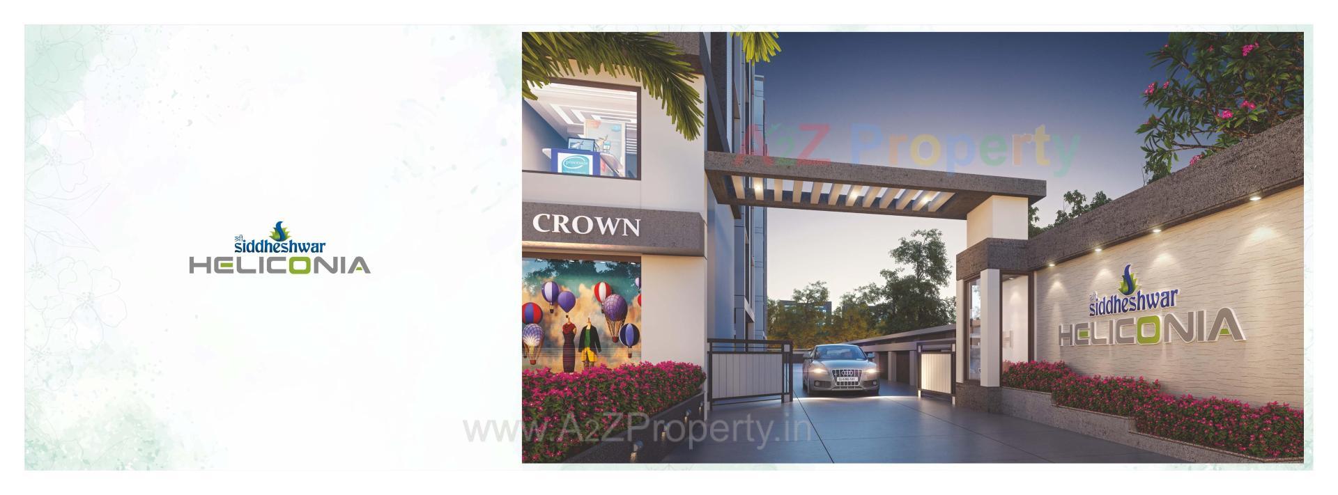 3D Elevation of real estate project Shree Siddheshwar Heliconia located at Danteshwar, Vadodara, Gujarat