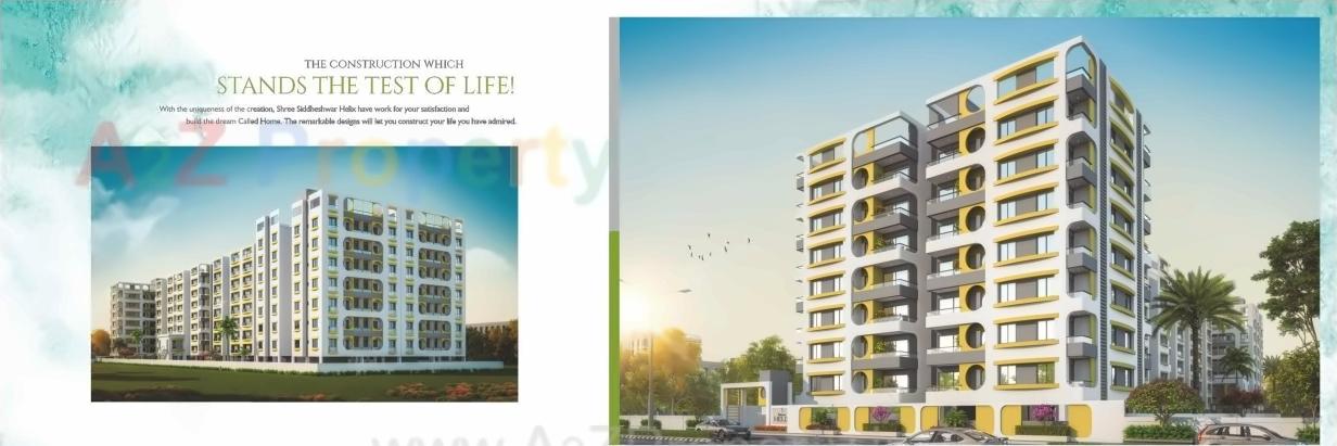 3D Elevation of real estate project Shree Siddheshwar Helix located at Vemali, Vadodara, Gujarat