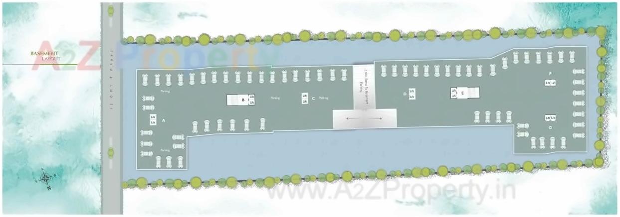 Layout of real estate project Shree Siddheshwar Helix located at Vemali, Vadodara, Gujarat