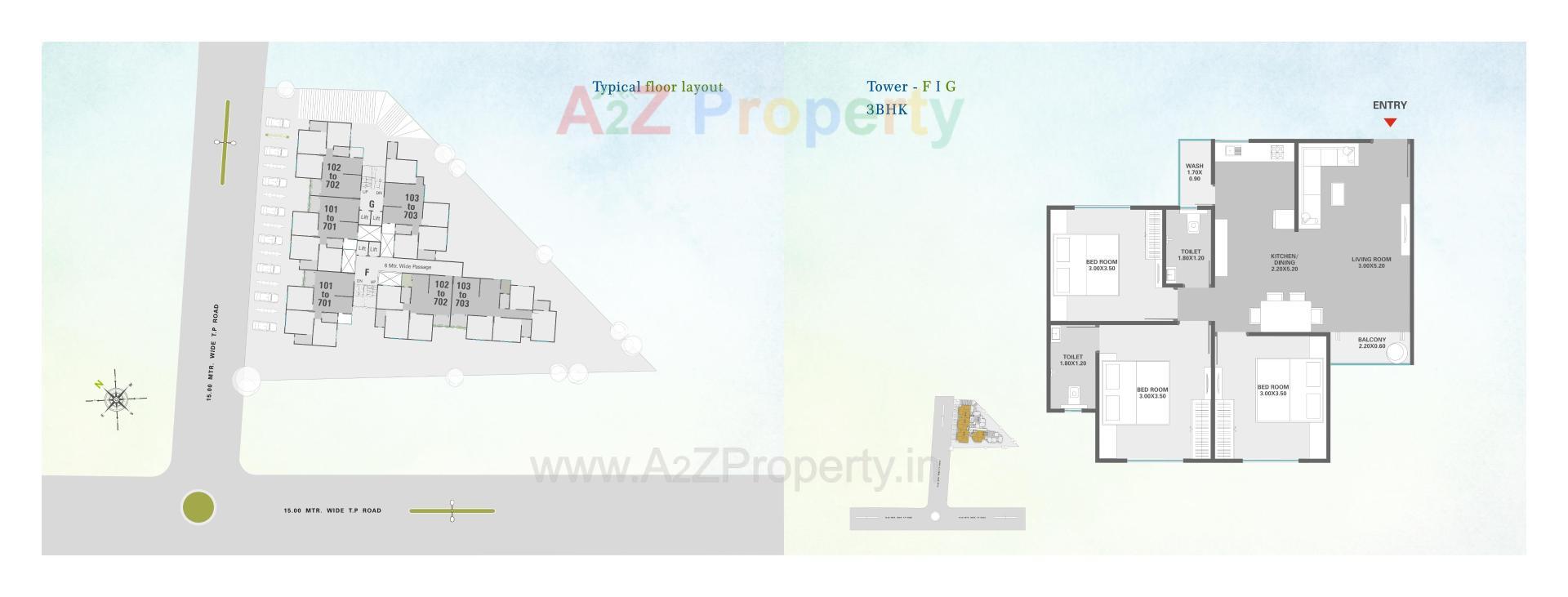 Layout of real estate project Shree Siddheshwar Highdeck located at Harni, Vadodara, Gujarat