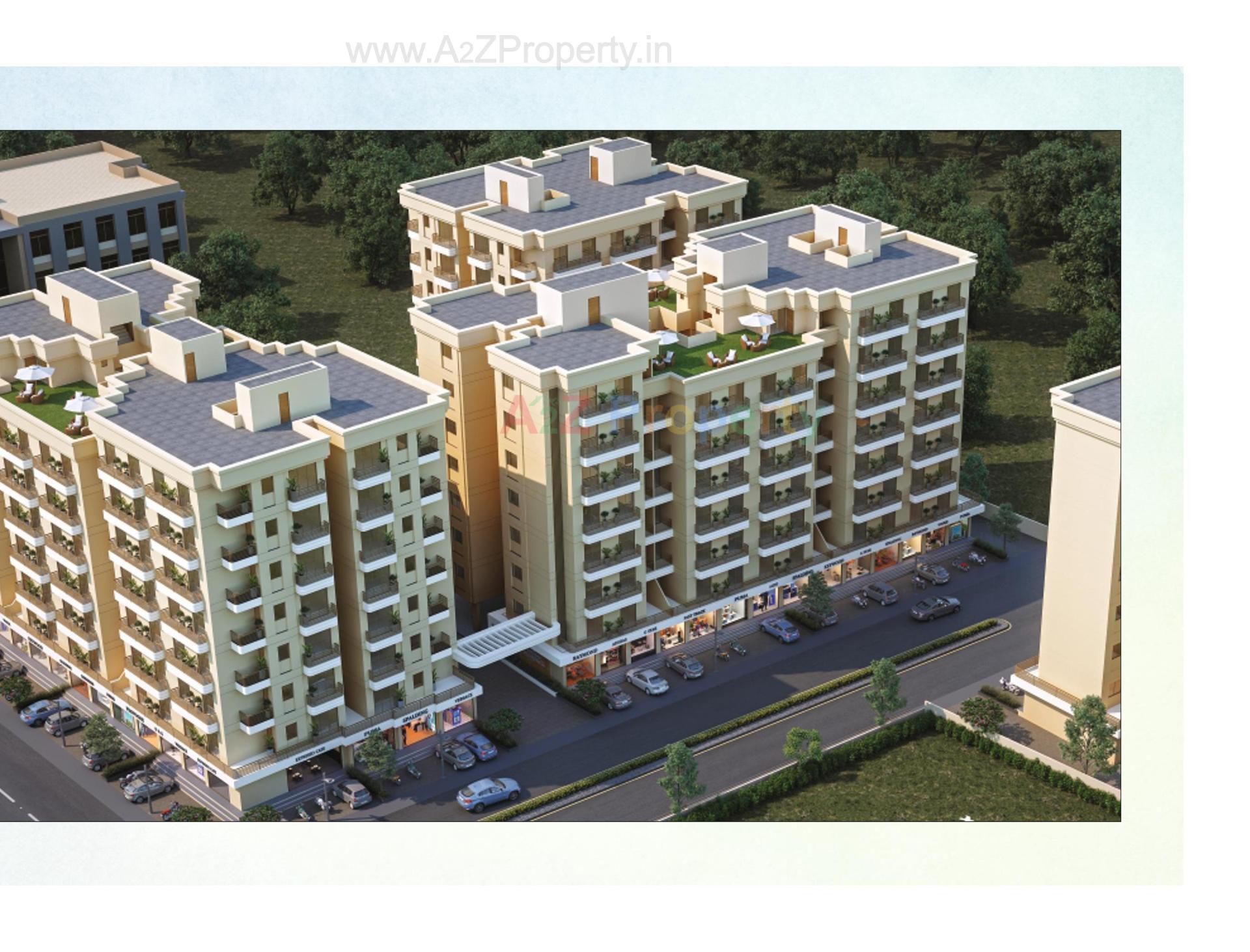 3D Elevation of real estate project Shree Siddheshwar Highdeck located at Harni, Vadodara, Gujarat