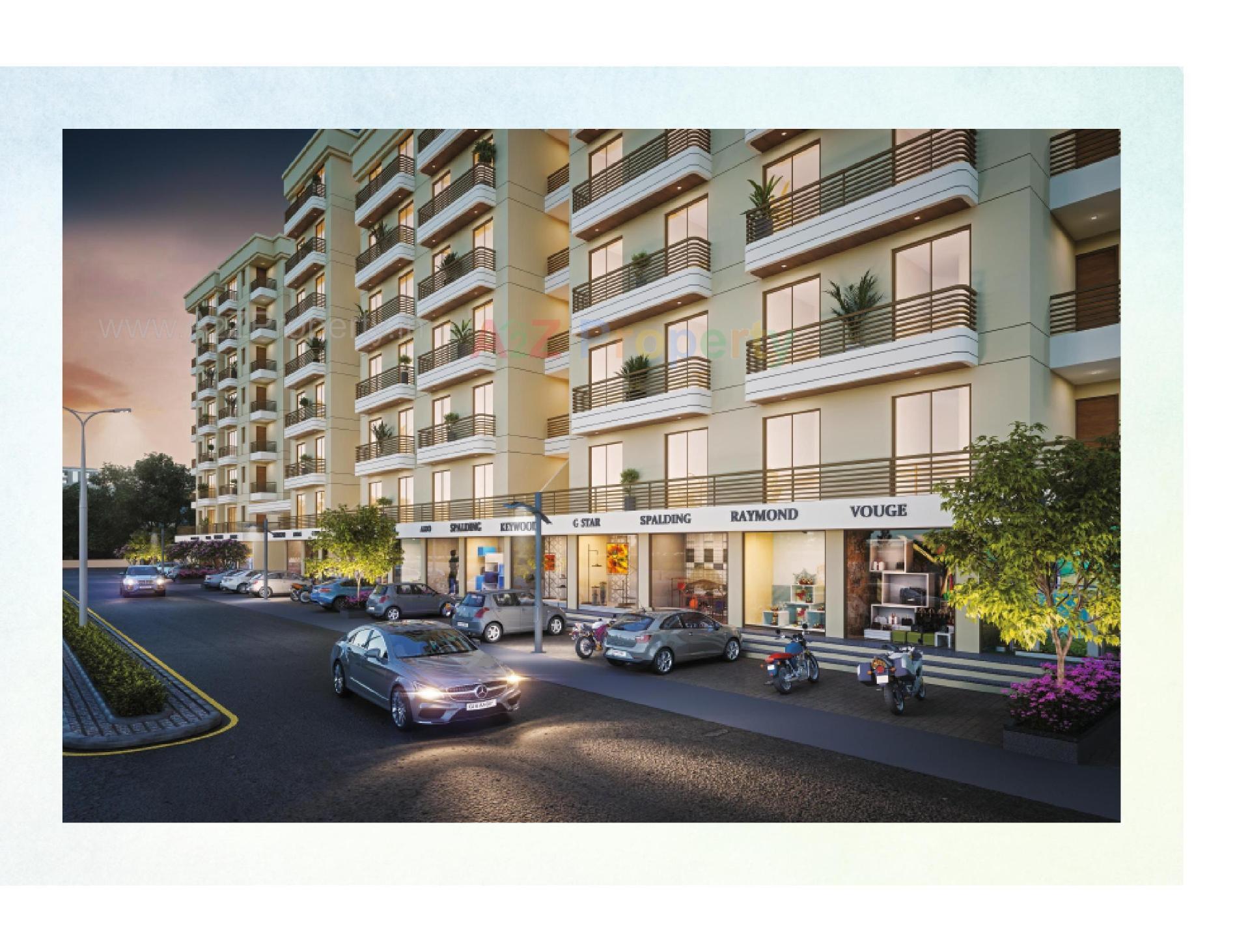 3D Elevation of real estate project Shree Siddheshwar Highdeck located at Harni, Vadodara, Gujarat