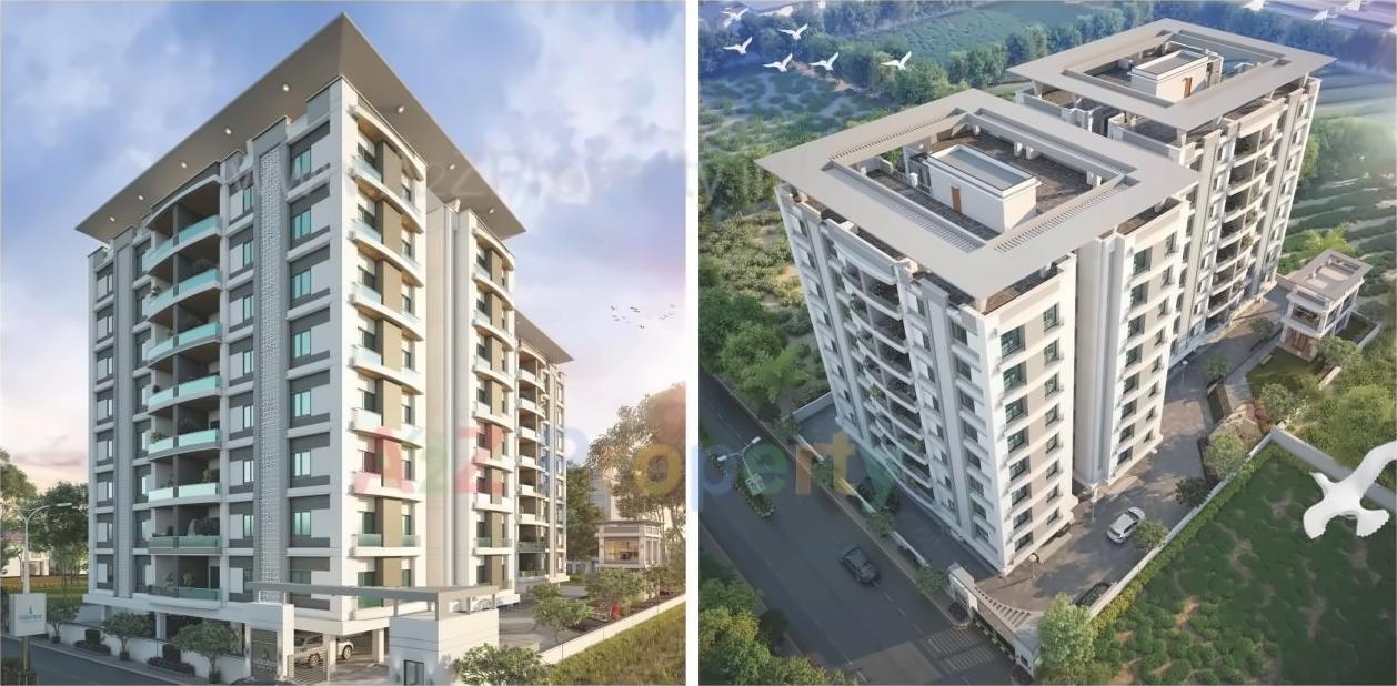 3D Elevation of real estate project Shree Siddheshwar Highlife located at Harni, Vadodara, Gujarat